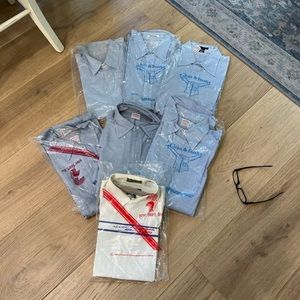Vintage 80s  3 Brooks Brothers and 3 at—ease + 1 club room button down men’s